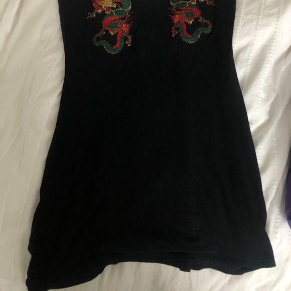 Omighty Black Slip Dress - Picture 2 of 2